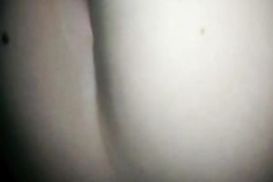 Skinny doxy with saggy love melons is riding my hirsute rod