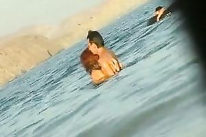 Stunning spy webcam episode filmed on a undressed beach by me