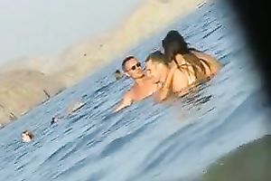 Stunning spy webcam episode filmed on a undressed beach by me