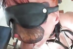 My blindfolded serf knows how to give outstanding head