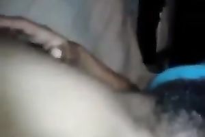 My dark brown ex GF sucks my knob previous to taking it in her muff