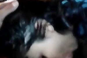 My dark brown ex GF sucks my knob previous to taking it in her muff