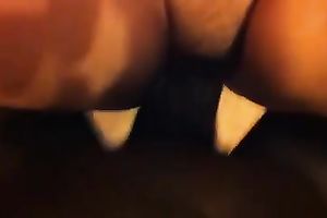 My beefy dark 10-Pounder in the wicked fur pie of my colleague