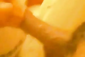 Trashy nympho sucks my wet weenie greedily until I cum on her face
