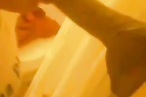 Trashy nympho sucks my wet weenie greedily until I cum on her face