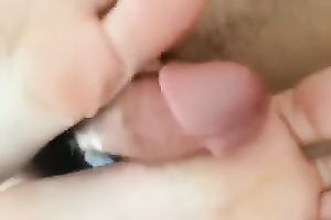 This fascinating college student is giving me incredible footjob