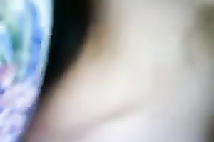 My cute Malay brunette bounces on my erected cock