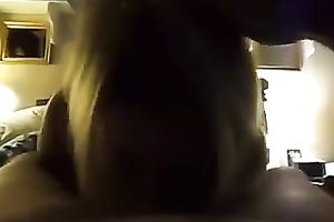Busty blond milf engulfing my boner in hardcore POV clip