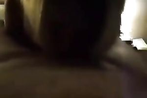 Busty blond milf engulfing my boner in hardcore POV clip