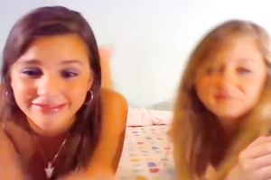 Sexy sweethearts with diminutive scones put on a good livecam show