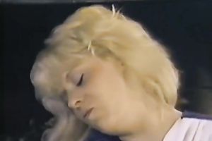 Salacious golden-haired head torrid gal gives priceless titfuck to sexually excited freak