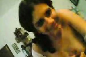 My perverted and orgasm lust girlfriend knows how to give a fine oral