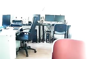 Classy Hungarian temptress can't live without doing wicked things in the office