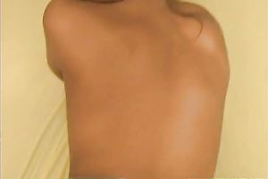 Lubricious nympho gets brutally team-fucked from behind