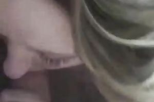 Flat chested girlfriend gives me an amazing oral-sex