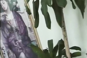 Busty blond nympho rides her man's penis in cowgirl position