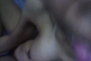 Crazy camwhore with large wobblers strokes her pussy like guitar for me