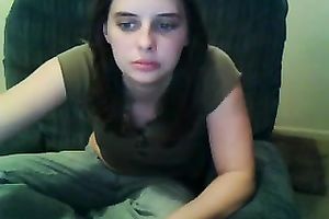 Webcam solo with me fingering and toying my hairless fur pie