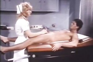 Hot blonde nurse washes a man's shlong and sucks it ardently afterwards