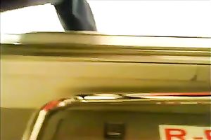 Her hot dark taut pants got on my shoe camera