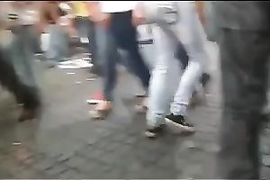 Big-assed sweetheart wearing legging receives caught on my hidden web camera