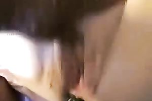 White whore slutwife feels cheerful with my large dark dick in her gazoo