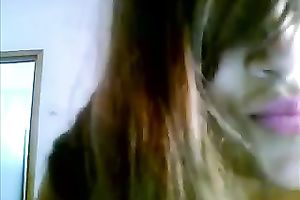 Stunning sweetheart with divine body rubs her hot naked body in web web camera