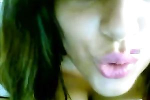 Stunning sweetheart with divine body rubs her hot naked body in web web camera