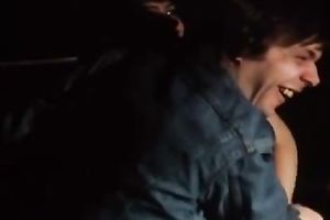 Two vehement whores have a fun riding ballsy bastard