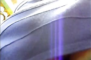 It's hawt to not wear underclothing and this mother I'd like to fuck inadvertently shows us her cum-hole