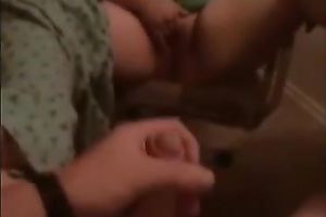 My petite dong likes to visit her bulky and monstrous muff