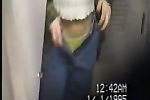 Gorgeous and hawt playgirl got her pussy and breasts bare on hidden camera