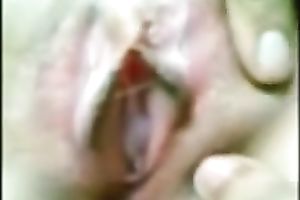 My slender GF allows me to finger her bald fur pie and fuck it