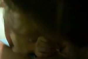 Curly-haired golden-haired milf doesn't desire to stop engulfing my weiner