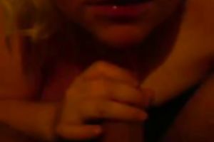 My obese big-breasted wife enjoys engulfing my knob in POV movie