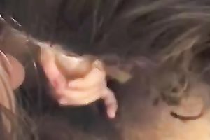 Two barefaced harlots take turns engulfing my rigid ramrod