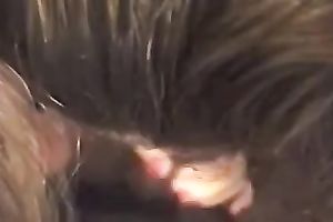 Two barefaced harlots take turns engulfing my rigid ramrod