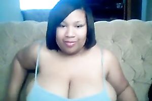 big beautiful woman cam-whore just can't receive sufficiently of her cucumber