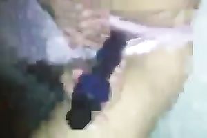 My 1st homemade movie scene in which I fuck my wet crack with sex tool