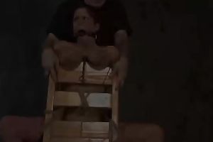 Breath-taking BDSM act with a big-breasted redhead wench