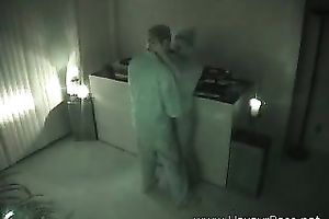 Blonde prostitute makes out with a chap in hidden livecam movie