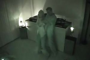 Blonde prostitute makes out with a chap in hidden livecam movie