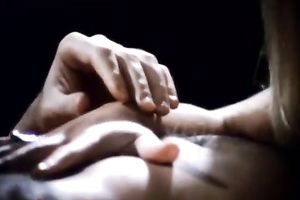 Young diminutive blondie giving a oral-job to her boyfriend