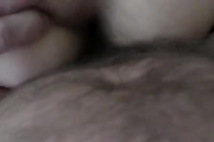 Stunning POV with me invading my chubby wife's cookie