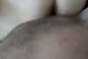 Stunning POV with me invading my chubby wife's cookie