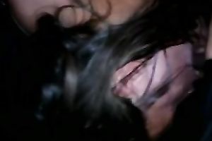 Amateur brunette hair works on my shaft previous to taking it in her vagina