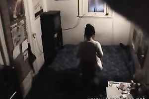 Stunning hidden livecam vid with my coed working on my prick