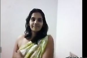 Curvaceous dark brown mother I'd like to fuck shows her large natural milk shakes on camera