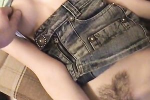 Petite brunette Inga tests a fresh sex toy in hawt solo video