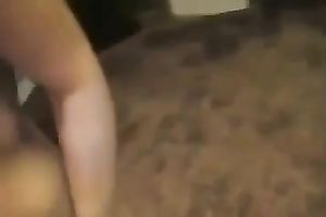 Dark-haired mother I'd like to fuck is smoking and giving me a great oral-service